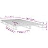 vidaXL Letto a Pallet Bianco 75x190 cm Small Single Legno di Pino