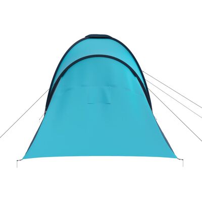 vidaXL Tenda da Campeggio per 6 Persone Blu Marino e Azzurro