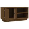 vidaXL Mobile Porta TV ambra 80x35x40,5 cm in Legno Massello di Pino
