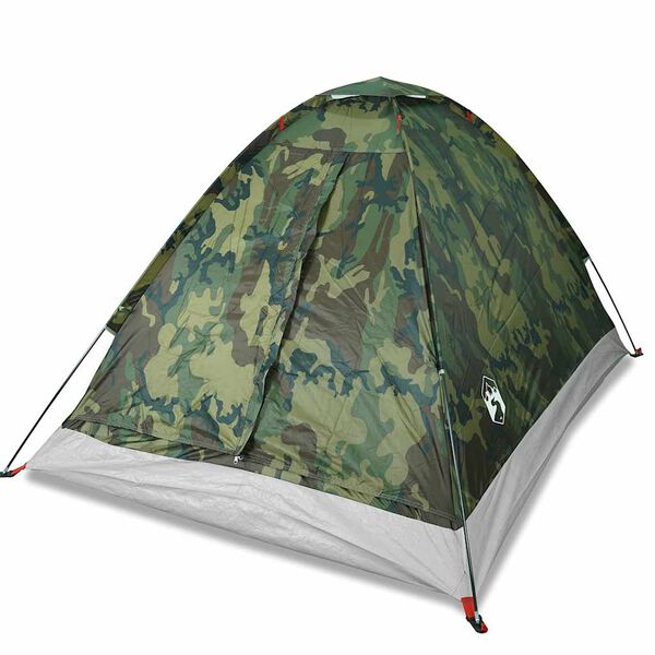 vidaXL Tenda da Campeggio a Cupola 4 Persone Mimetica Impermeabile