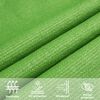 vidaXL Vela Parasole 160 g/m&sup2; Verde Chiaro 5x5x6 m in HDPE
