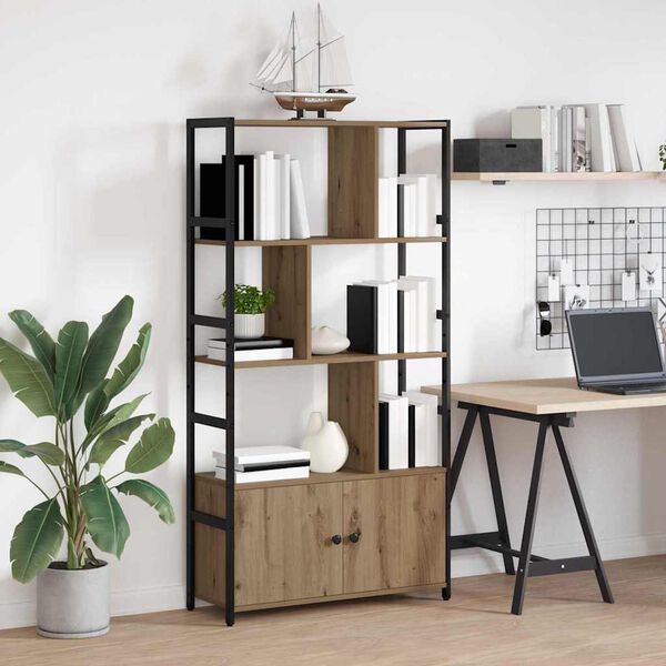 vidaXL Libreria Rovere artigianale 80 x 30 x 155,5 cm