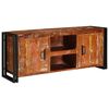 vidaXL Mobile TV con lo scaffale Multicolore legno massello di riciclo