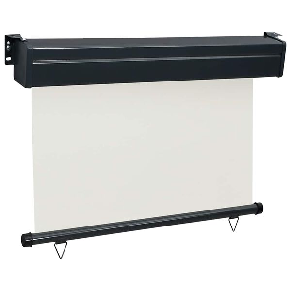 vidaXL Tendalino Laterale per Balcone 105x250 cm Crema