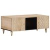 vidaXL Tavolino da Salotto 100x54x40 cm in Legno Massello di Mango