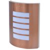 vidaXL Lampada da Parete da Esterno in Acciaio Inox Color Rame