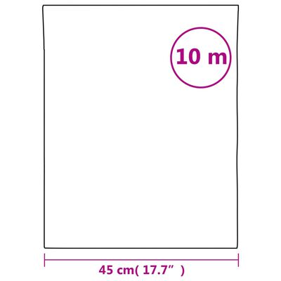 vidaXL Pellicola per Finestra Smerigliata Trasparente 45x1000 cm PVC