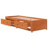 vidaXL Dormeuse senza Materasso Marrone Cera 90x190 cm Legno di Pino