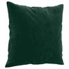 vidaXL Cuscini Decorativi 2 pz Verde Scuro 40x40 cm in Velluto