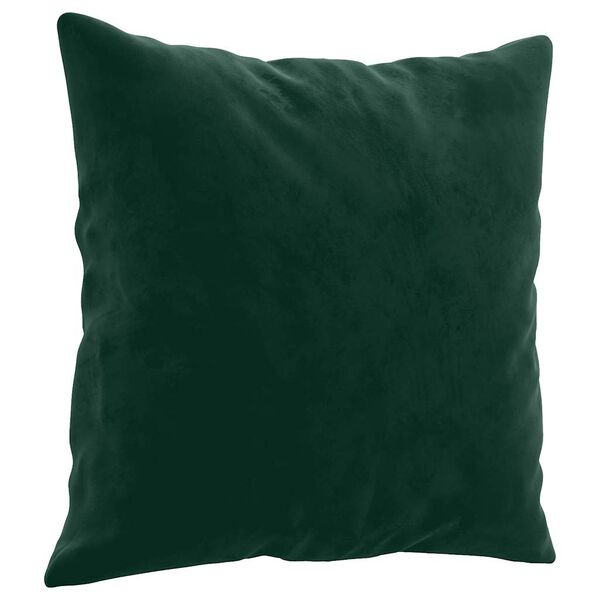 vidaXL Cuscini Decorativi 2 pz Verde Scuro 40x40 cm in Velluto