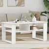 vidaXL Tavolino da salotto Bianco 96 x 54 x 44 cm Legno multistrato