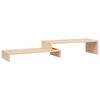 vidaXL Supporto per Monitor (52-101)x22x14 cm Legno Massello di Pino