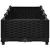vidaXL Fioriera Rialzata 120x40x23 cm in Polipropilene
