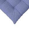 vidaXL Cuscini per Seduta 2 pcs Blu jeans 40 x 40 x 6 cm Tessuto