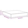 vidaXL Scaffali a Parete 2 pz Bianchi 23x23,5x3,8 cm in MDF