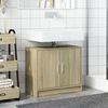vidaXL Mobile Lavabo Rovere Sonoma 63x29x55 cm Legno Multistrato