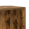 vidaXL Tavolino da Salotto Rovere Fumo 33x33x34,5 cm Legno Multistrato
