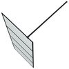 vidaXL Parete Doccia Walk in Nera 80x195 cm Vetro Smerigliato ESG