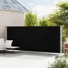 vidaXL Tenda da Sole Laterale Retrattile per Patio 180x600 cm Nera
