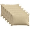 vidaXL Federa 6 pz HOUTEN Grigio Verde Chiaro 50 x 75 cm corduroy
