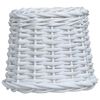 vidaXL Paralume in Vimini 20x15 cm Bianco