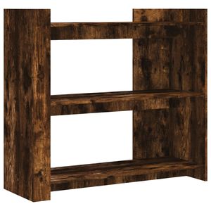 vidaXL Tavolino Consolle Rovere Fumo 100x35x90 cm in Legno Multistrato