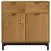 vidaXL Credenza FLAM 80x40x80 cm in Legno Massello di Pino