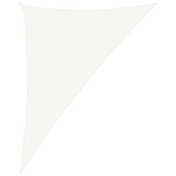 vidaXL Vela Parasole 160 g/m&sup2; Bianca 4x5x6,8 m in HDPE