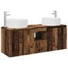 vidaXL Set di Armadi da Bagno 3 pz Legno antico 49,5 x 44,5 x 65,5 cm