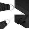 vidaXL Vela Parasole 160 g/m&sup2; Nera 2x5 m in HDPE