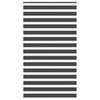 vidaXL Tenda a Rullo Zebra Nero Larghezza Tessuto 115,9 cm Poliestere