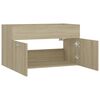 vidaXL Mobile Sottolavabo Rovere Sonoma 80x38,5x46cm Legno Multistrato