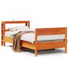vidaXL Letto senza Materasso Marrone Cera 100x200 cm in Legno di Pino