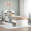 vidaXL Letto con Libreria senza Materasso 75x190 cm in Legno Pino