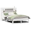 vidaXL Letto Libreria senza Materasso Bianco 140x200 cm Legno di Pino