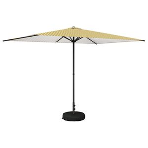 vidaXL Parasole da Giardino con Base 200 x 300 cm Poliestere