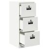 vidaXL Armadio per File con cassetto Bianco 44 x 50 x 106.5 cm