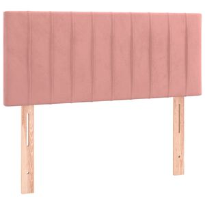 vidaXL Testiera Rosa 80x5x78/88 cm in Velluto