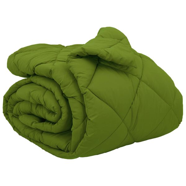vidaXL Duvet Invernale Verde 200 x 220 cm Microfibra