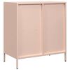 vidaXL Credenza Rosa 68x39x73,5 cm in Acciaio Laminato a Freddo