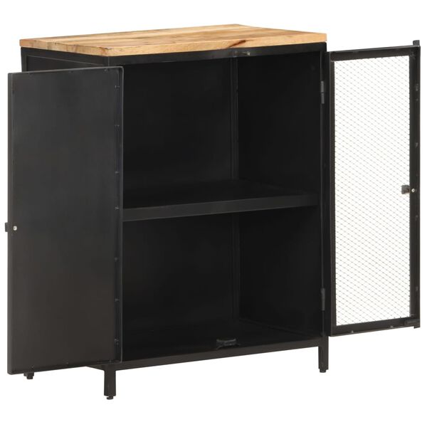 vidaXL Credenza 60x35x78 cm in Legno Massello di Mango Grezzo