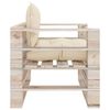 vidaXL Set Divani da Giardino Pallet 7 pz con Cuscini in Legno di Pino