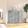 vidaXL Credenza Grigio Sonoma 80x36x75 cm in Legno Multistrato