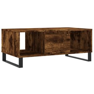 vidaXL Tavolino da Salotto Rovere Fumo 90x50x36,5 cm Legno Multistrato