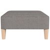 vidaXL Poggiapiedi Grigio Chiaro 78x56x32 cm in Tessuto