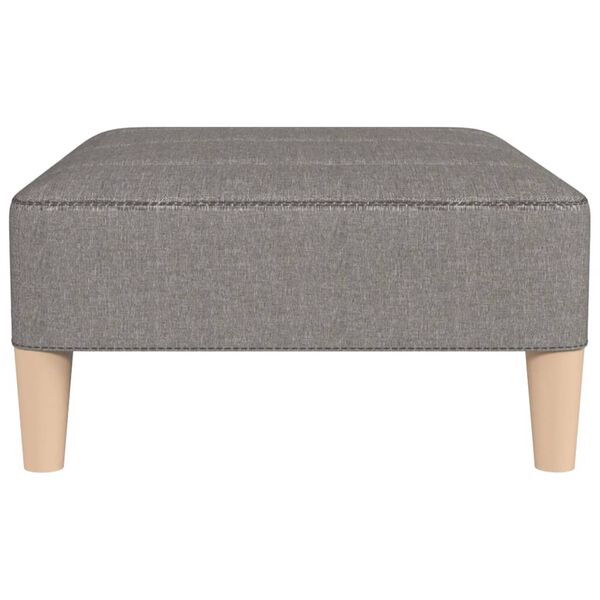 vidaXL Poggiapiedi Grigio Chiaro 78x56x32 cm in Tessuto