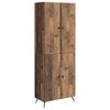 vidaXL Set di armadi 2 pz Legno antico Legno ingegnerizzato