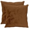 vidaXL Cuscino da Lanciare 2 pz HEERLEN Marrone Chiaro 55 x 55 cm