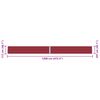 vidaXL Tenda Laterale Retrattile Rossa 117x1200 cm