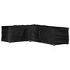 vidaXL Copertura Mobili da Giardino a L 18 Occhielli 220x285x80 cm